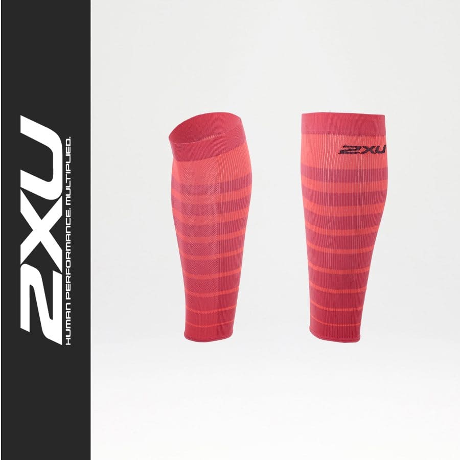 UA4205_1.jpg Rękawy kompresyjne Striped Run Compression Calf Sleeves