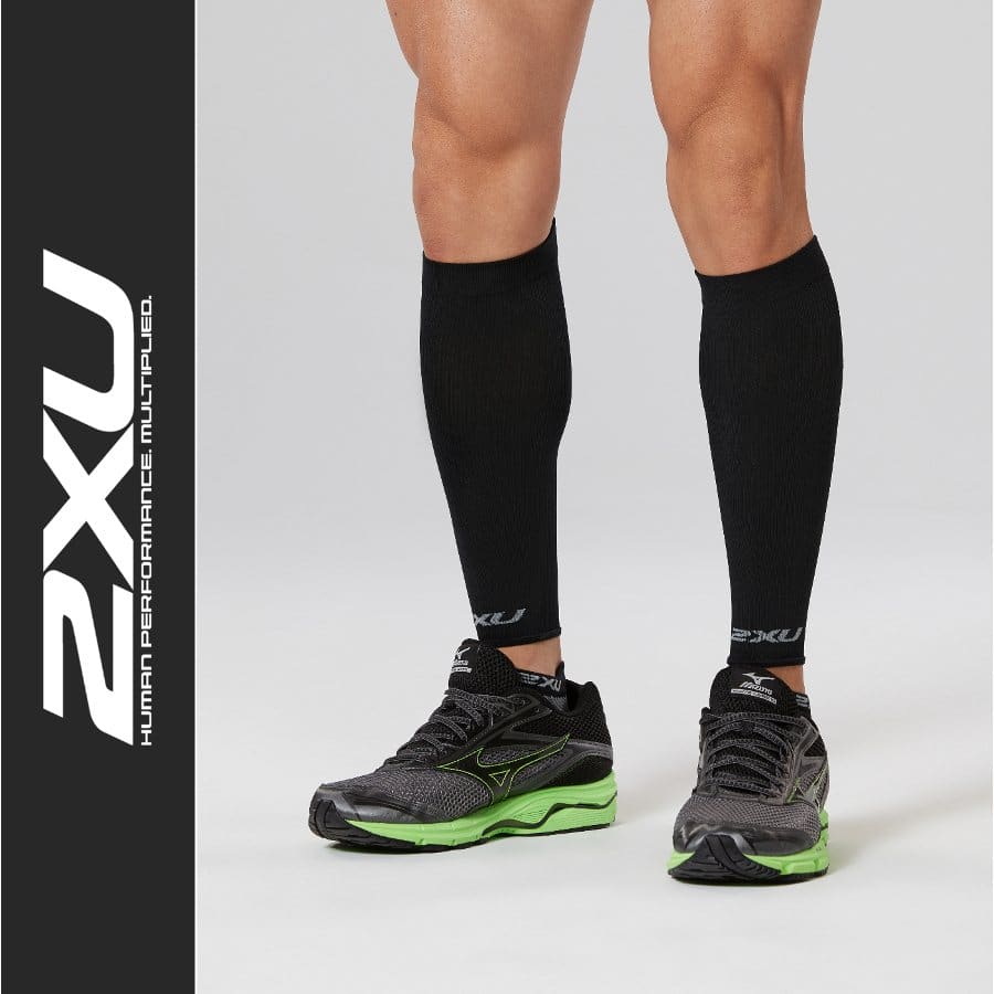 UA4509b_BLK-GRY.jpg Rękawy kompresyjne Compression Calf Sleeves