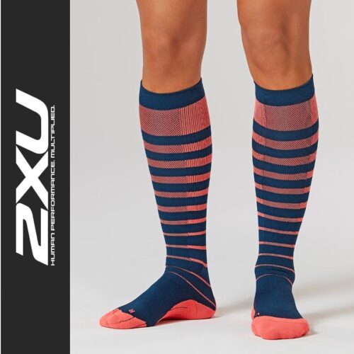 WA4008.jpg Striped Run Compression Socks