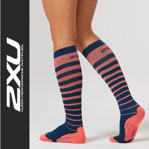 WA4008_1.jpg Striped Run Compression Socks