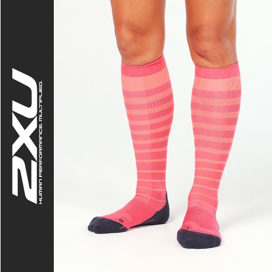 WA4008_2.jpg Striped Run Compression Socks