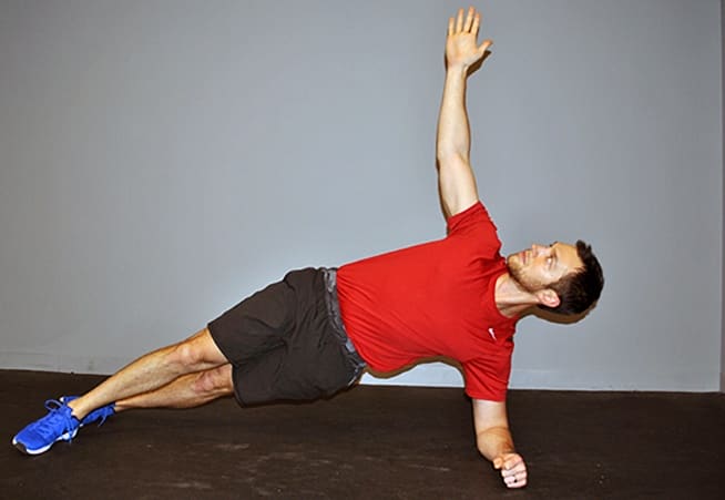 ćwiczenia na brzuch side plank