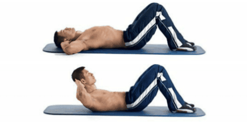 ćwiczenie na brzuch spięcia brzucha