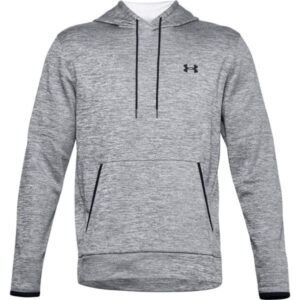 bluza-meska-z-kapturem-under-armour-fleece-twist bluza męska z kapturem under armour fleece twist szara przód