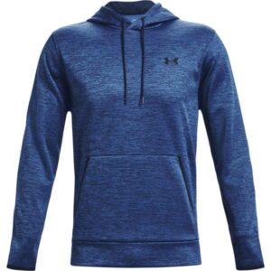 bluza-meska-z-kapturem-under-armour-fleece-twist-hd-przod bluza męska z kapturem under armour fleece twist hd niebieska przód