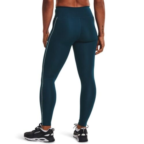 damskie legginsy under armour ua rush cg core legging niebieskie tył