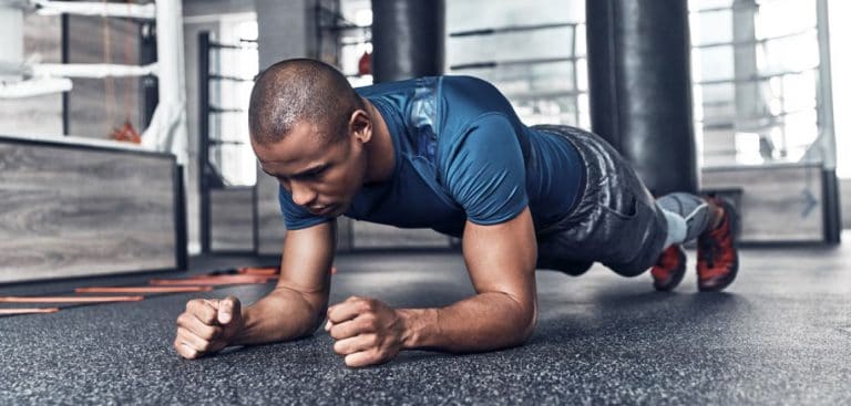 trening brzucha deska plank