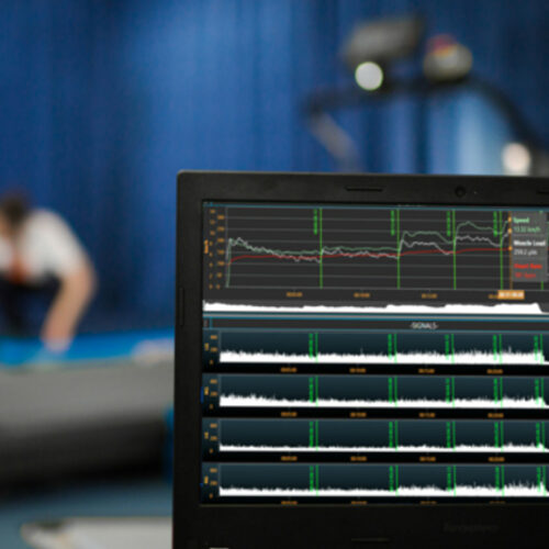 Zapis pomiarow dzieki oprogramowaniu Myontec Muscle Monitor