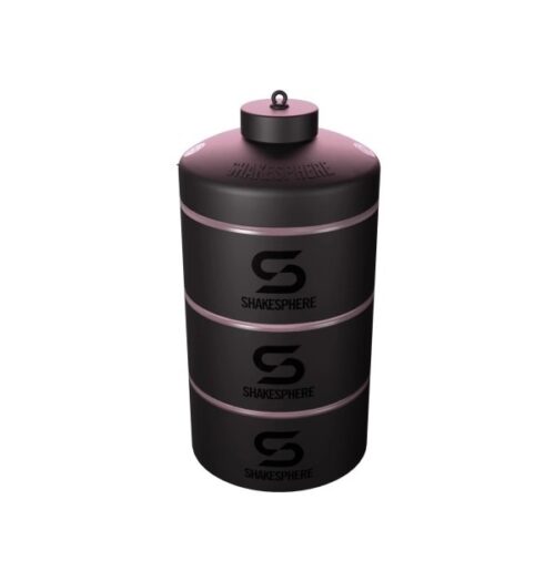 pojemnik na suplementy w proszku shakesphere 85g złoty róż