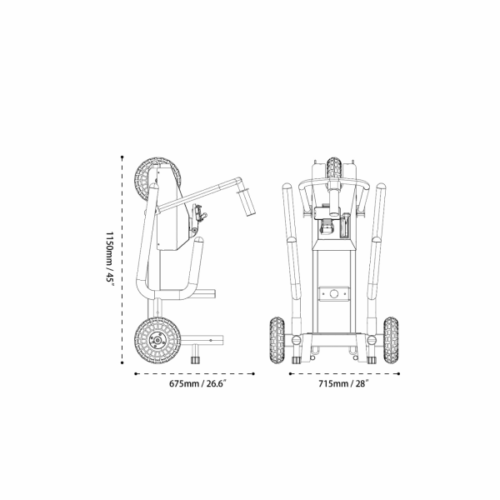 sanie treningowe xebex xt3v2 sled wymiary