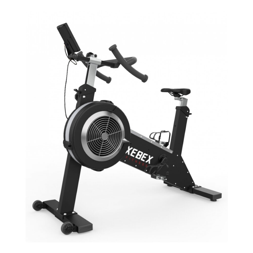 xebex-fitness-ecoaircycle-skos1 Rower Powietrzny Xebex Eco Air Cycle pod skosem