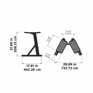 stojak-na-hantle-powerblock-power-stand-wymiary Power Stand (max. 23kg)